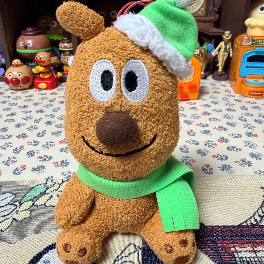 [BUNJANG] Anpanman Cheese Winter Doll / 호빵맨 치즈 겨울 인형