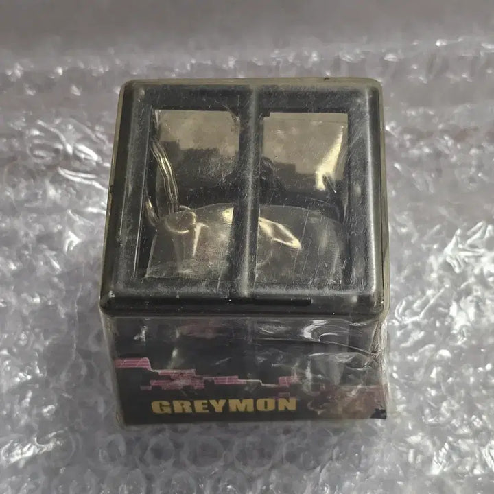 [BUNJANG] Digimon Adventure Greymon Cage Edition Mini Figure Keychain (Sealed) / 고전문구 디지몬어드벤처 그레이몬 케이지판 미니피규어 열쇠고리 미개봉품