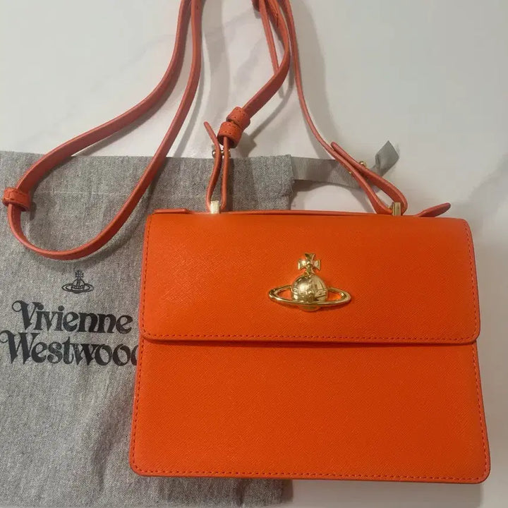 [BUNJANG] Vivienne Westwood Mini Crossbody Bag / 비비안웨스트우드 오렌지 미니 크로스백