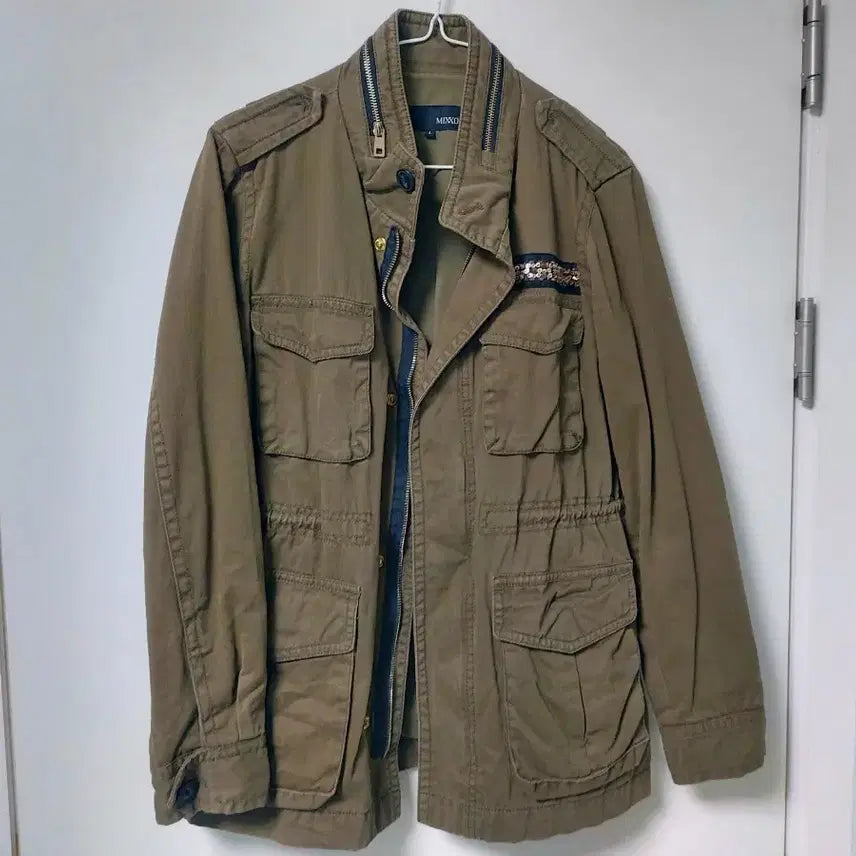 [BUNJANG] MIXXO Khaki Green Field Jacket / 미쏘 자켓