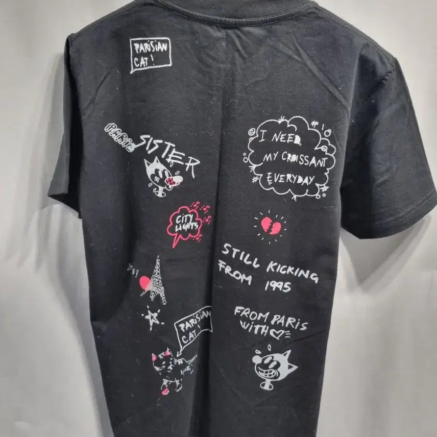 [BUNJANG] GANTHRE by MARIE Printed Short Sleeve T-Shirt (L) / GANTHRE by MARIE 프린팅 반팔티 L