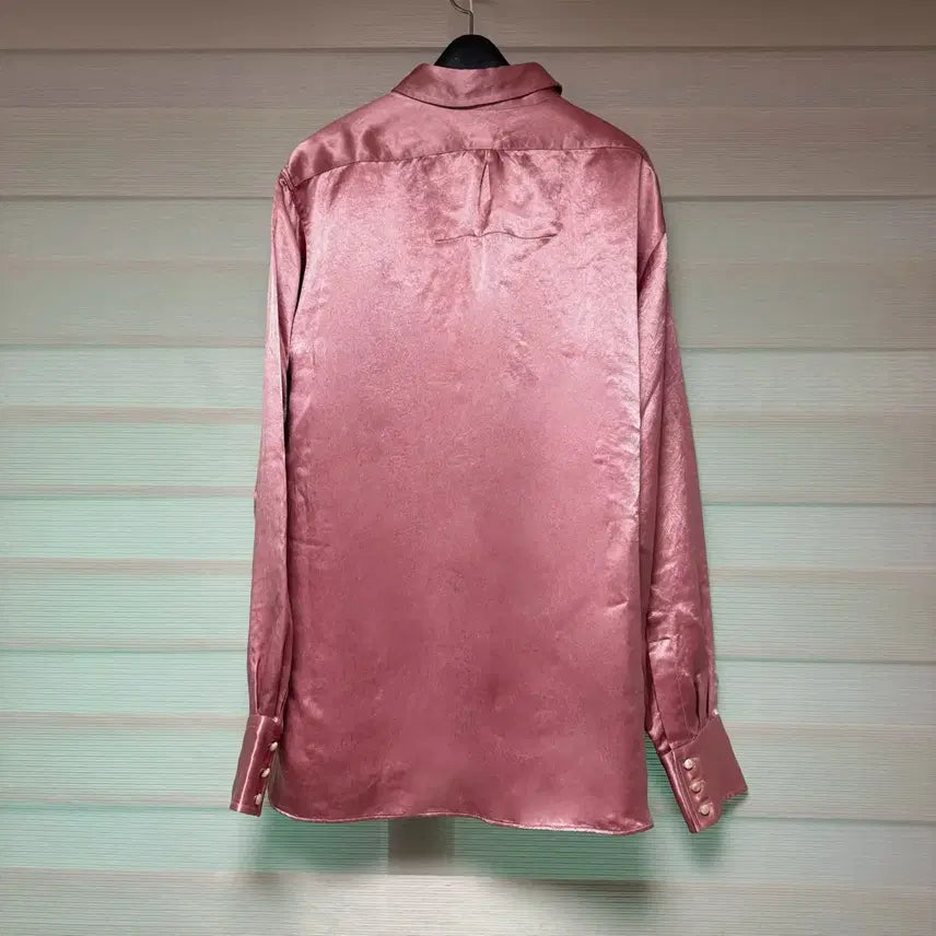 [BUNJANG] Gucci Tom &amp; La Musa Embroidered Velvet Shirt / 구찌 Tom &amp; la Musa 셔츠 핑크