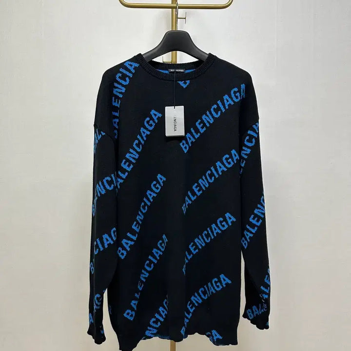 [BUNJANG] Balenciaga Multi Logo Knit L / 발렌시아가 멀티로고 니트 L