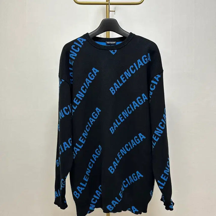[BUNJANG] Balenciaga Multi Logo Knit L / 발렌시아가 멀티로고 니트 L