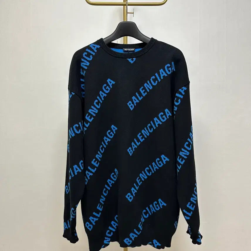 [BUNJANG] Balenciaga Multi Logo Knit L / 발렌시아가 멀티로고 니트 L