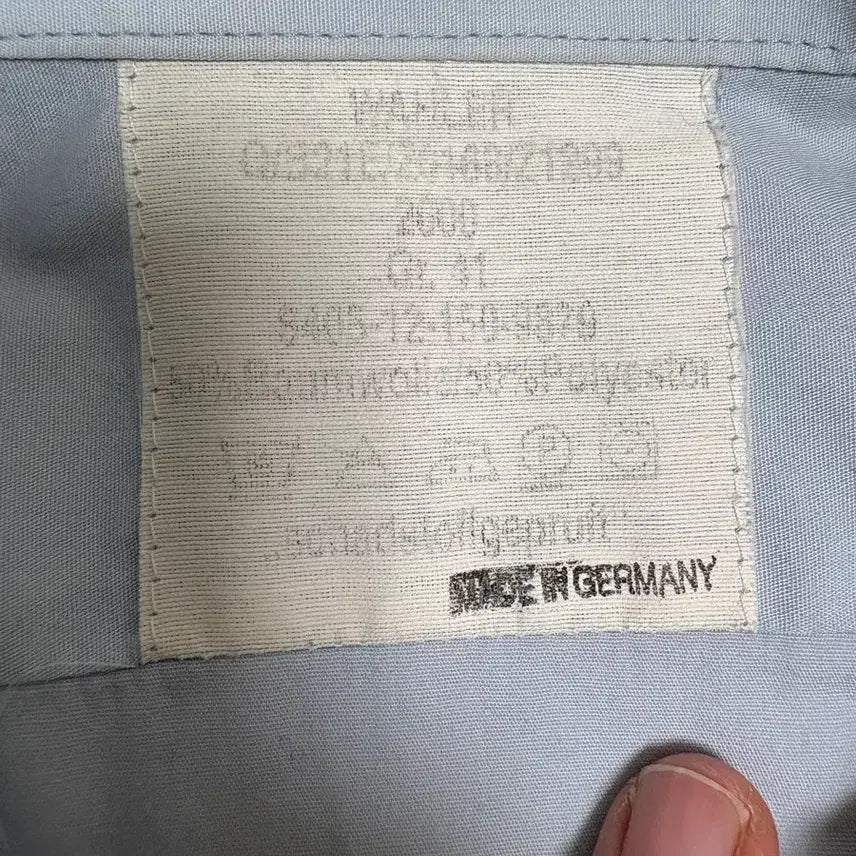 [BUNJANG] 2000s German Bundeswehr Surplus Shirt (Approx. 105 Size) / 00s 독일군 보급 셔츠(105상당)