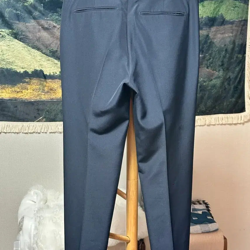 [BUNJANG] JUUN.J Semi-Wide Minimalist Slacks Navy / JUUN.J 준지 세미와이드 미니멀슬랙스48/31-32/네이비