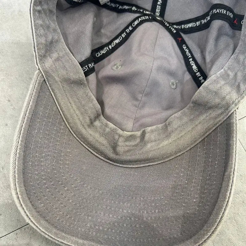 [SOLD OUT] 프리 나이키 조던 점프맨 워시드 볼캡 모자 그레이