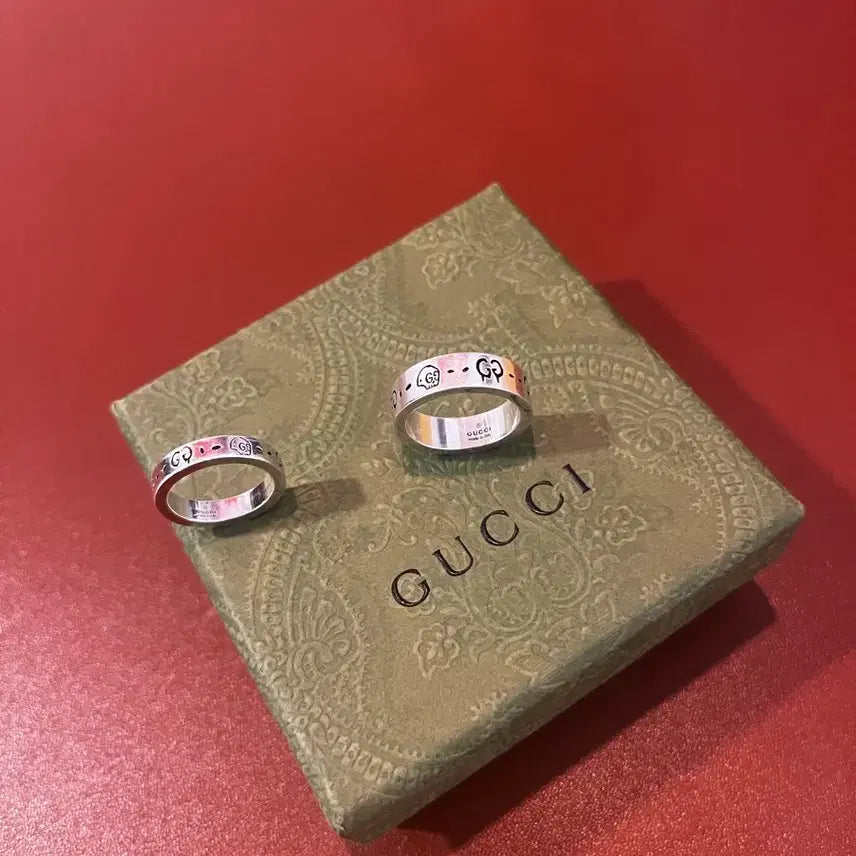 [BUNJANG] Gucci Ghost Ring Couple Ring / (정품)구찌 고스트링 커플링 9호 15호