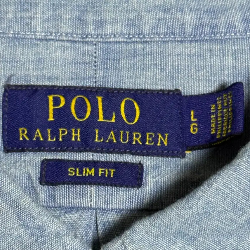 [BUNJANG] Polo Denim Shirt / 폴로 데님셔츠