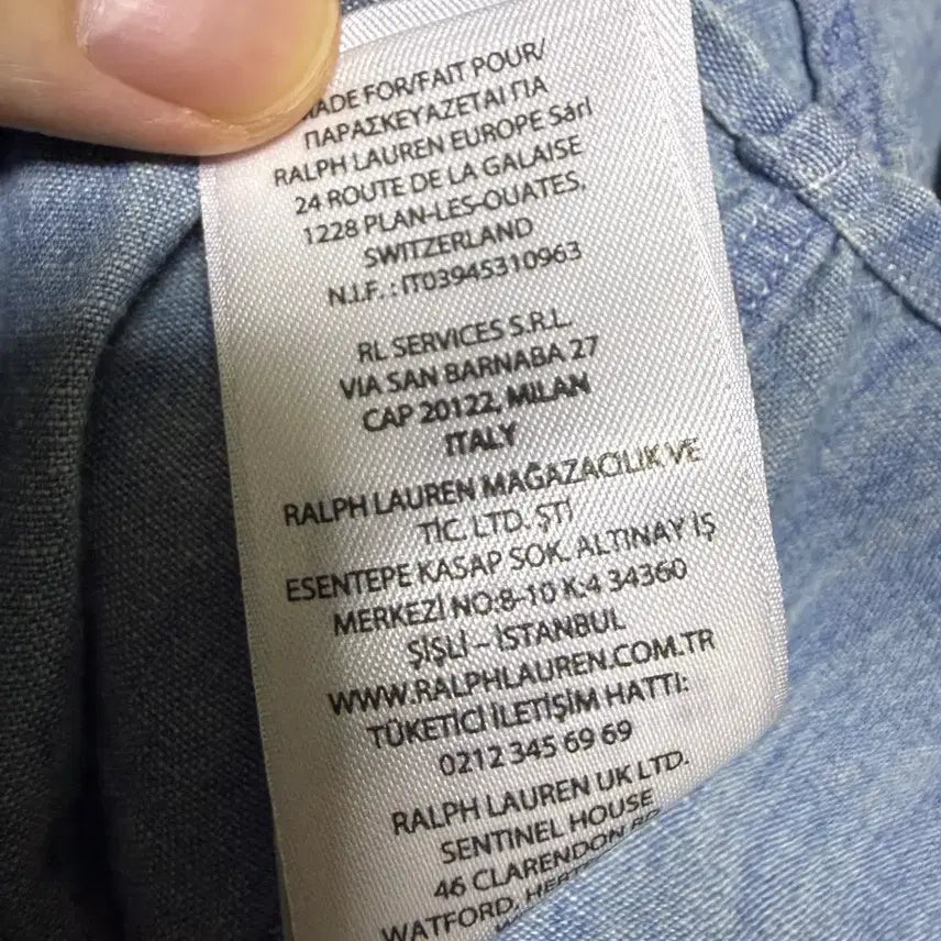 [BUNJANG] Polo Denim Shirt / 폴로 데님셔츠