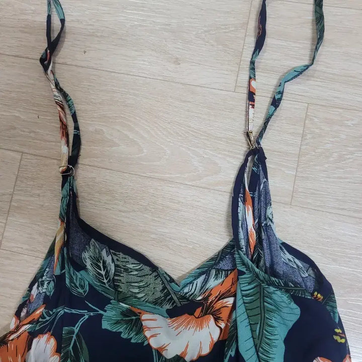 [BUNJANG] Floral Pattern Long Dress / 플라워 패턴 롱 원피스 꽃무늬