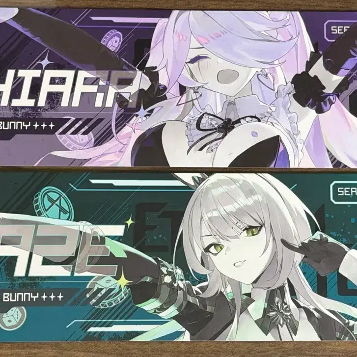 [BUNJANG] Eternal Return Chiara/Haze Moe Kuji 50,000 KRW Special Edition Poster Set / 이터널리턴 키아라/헤이즈 (모애쿠지 5만특전) 포스터