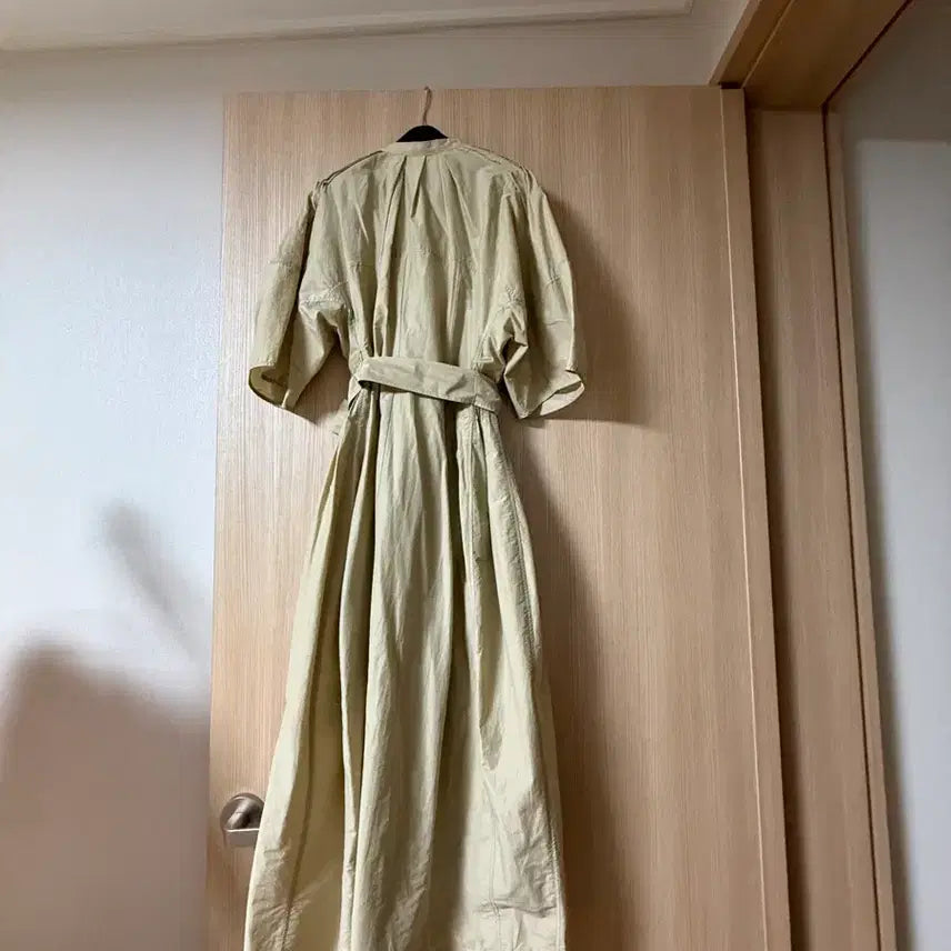 [BUNJANG] System Belted Pintuck Long Dress / 시스템 벨티드 핀턱 원피스