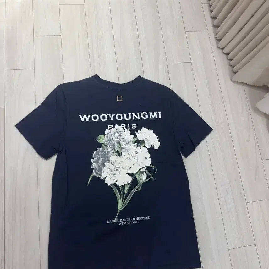 [BUNJANG] Wooyoungmi Flower Print Short Sleeve Shirt / [백화점판] 21ss 우영미 플라워 반팔
