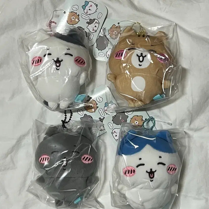 [BUNJANG] Chiikawa Hachiware and Friends Mascot Bundle Set / 치이카와 하치와레와 친구들 마스코트 4종 일괄