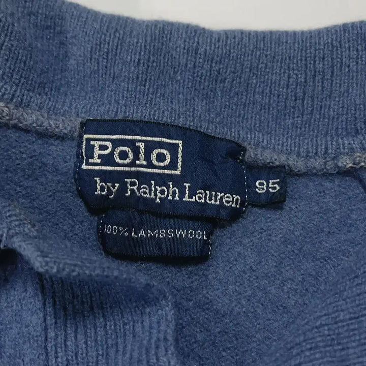 [BUNJANG] Polo Ralph Lauren Lambswool Collar Knit Sweater (95) / [정품] 폴로 딥소라 / 버건디포니 램울 카라니트 [ 95 ]