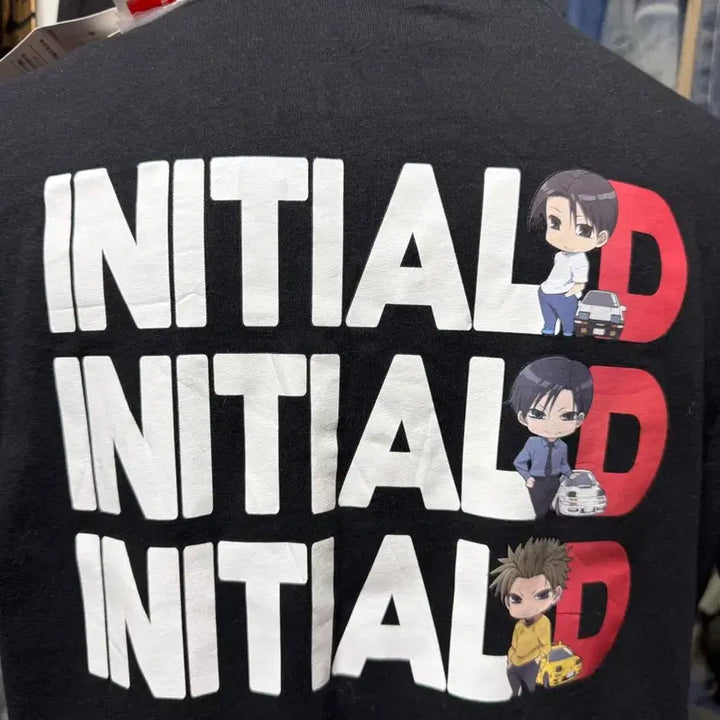 [BUNJANG] Initial D Graphic T-Shirt (with Keyring) / [M] 새상품 이니셜D 그래픽 티셔츠 (키링 포함)