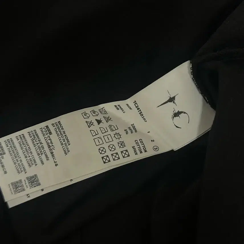 [SOLD OUT] 떠그클럽 / TC Slim T-shirt 슬림 티셔츠 3 사이즈 (블랙)