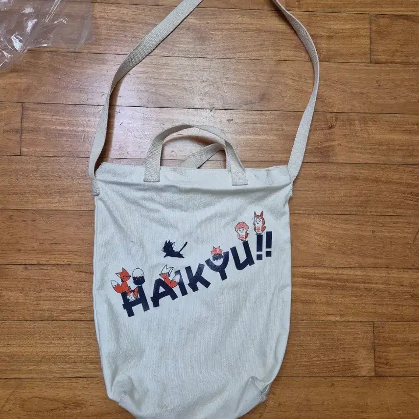 [BUNJANG] Haikyu!! Jump Festa 2-Way Canvas Tote Bag / 하이큐!!  점프페스타 한정 2way 캔버스 토트백