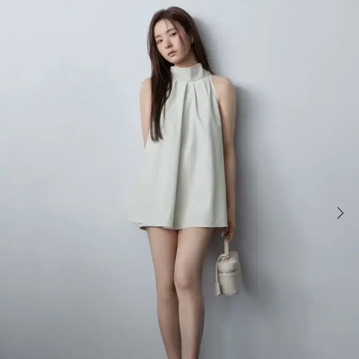 [SOLD OUT] SIE  벨린 홀터넥 타이 블라우스그레이 새상품