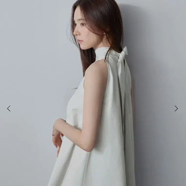 [SOLD OUT] SIE  벨린 홀터넥 타이 블라우스그레이 새상품