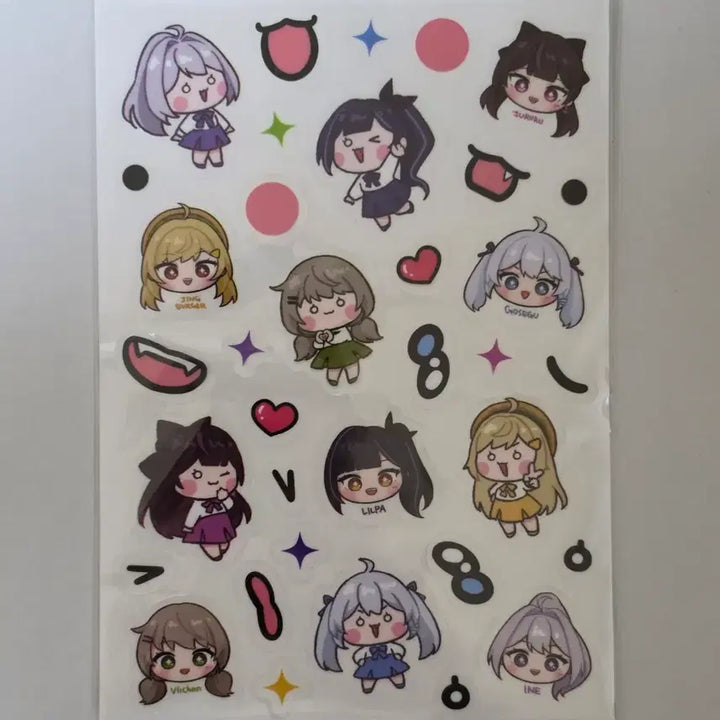 [BUNJANG] Isegye Idol Ise-dol Deco Sticker / 이세계아이돌 이세돌 데코 스티커
