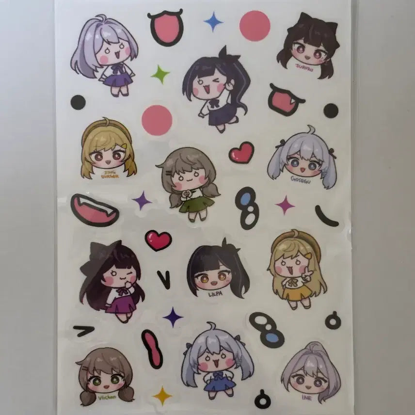 [BUNJANG] Isegye Idol Ise-dol Deco Sticker / 이세계아이돌 이세돌 데코 스티커