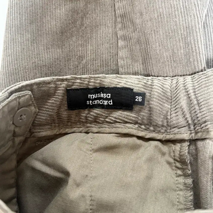 [BUNJANG] Musinsa Standard Corduroy Wide Pants - Toffee - 26 / 무신사그탠다드 코듀로이 와이드 팬츠 토프 26사이즈