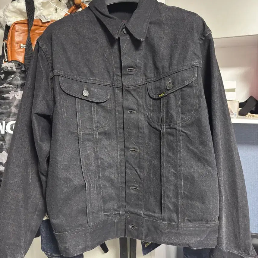 [BUNJANG] RRL Black Denim Jacket / RRL 더블알엘 블랙 데님 자켓 (멕시코산) L