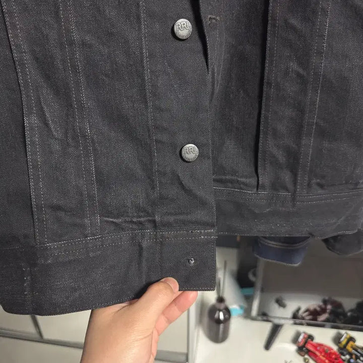 [BUNJANG] RRL Black Denim Jacket / RRL 더블알엘 블랙 데님 자켓 (멕시코산) L