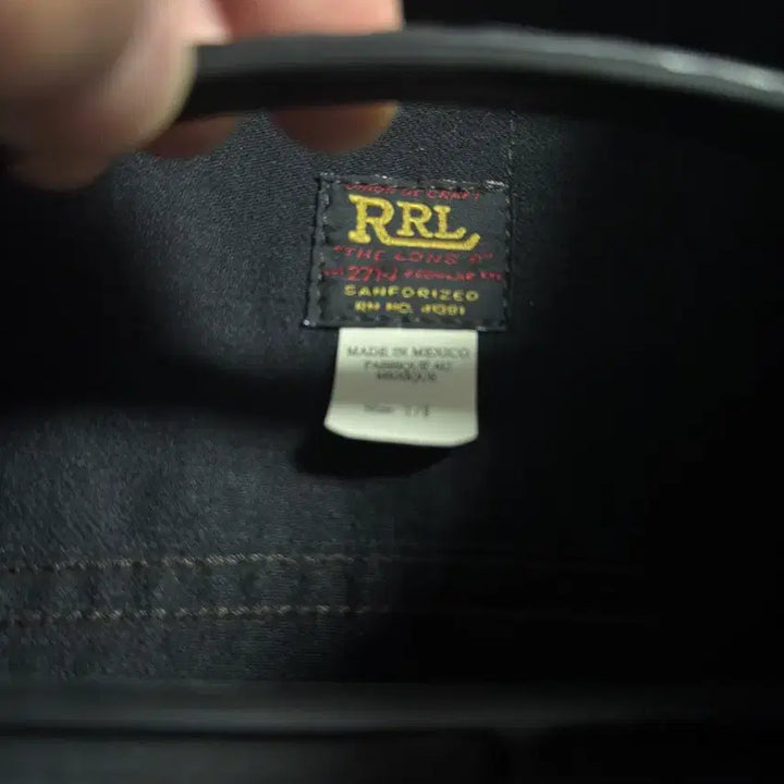 [BUNJANG] RRL Black Denim Jacket / RRL 더블알엘 블랙 데님 자켓 (멕시코산) L
