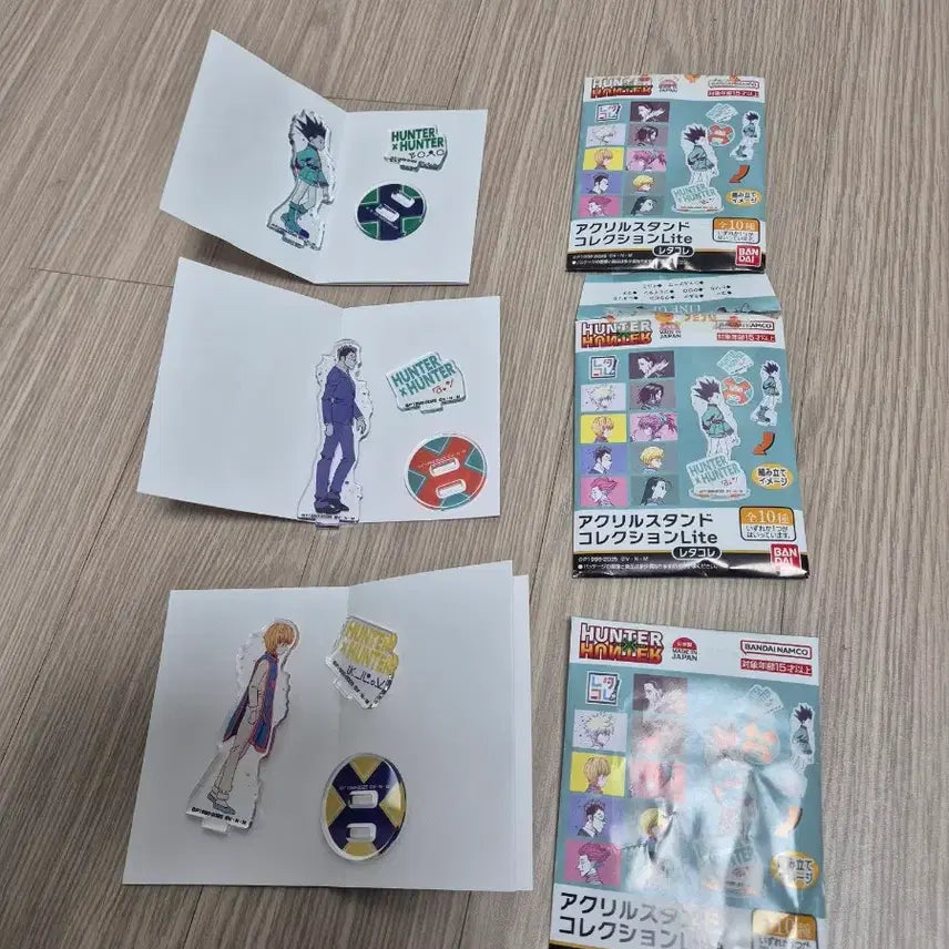 [BUNJANG] Hunter x Hunter Acrylic Stand Bundle / 헌터x헌터 아크릴 스탠드 곤,레오리오,크라피카 일괄