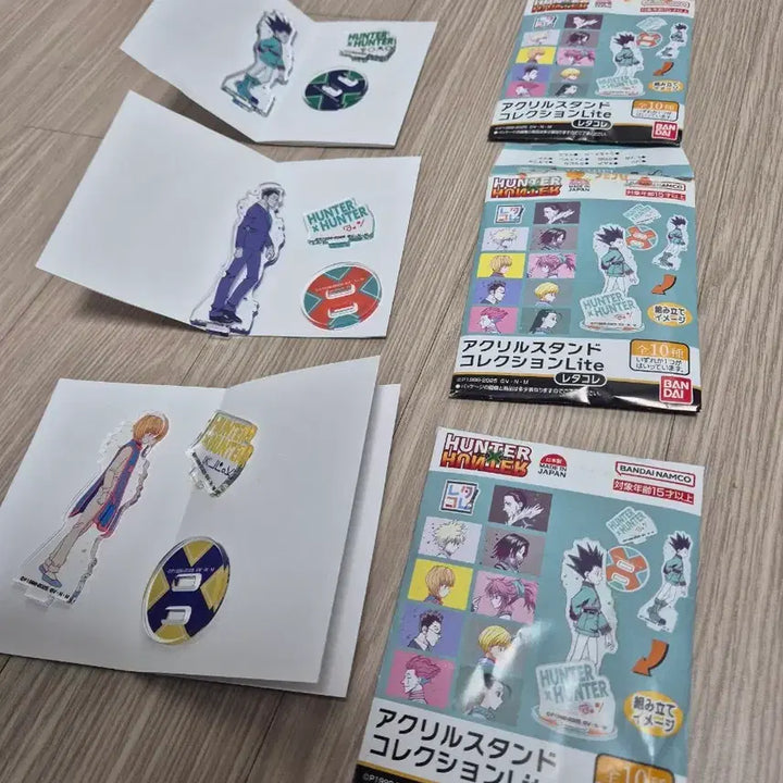 [BUNJANG] Hunter x Hunter Acrylic Stand Bundle / 헌터x헌터 아크릴 스탠드 곤,레오리오,크라피카 일괄