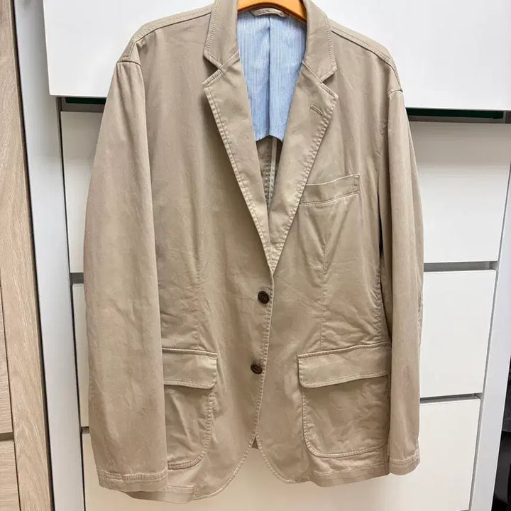 [SOLD OUT] 일본 맥그리거 남성 베이지 면 혼방 자켓 L 사이즈
