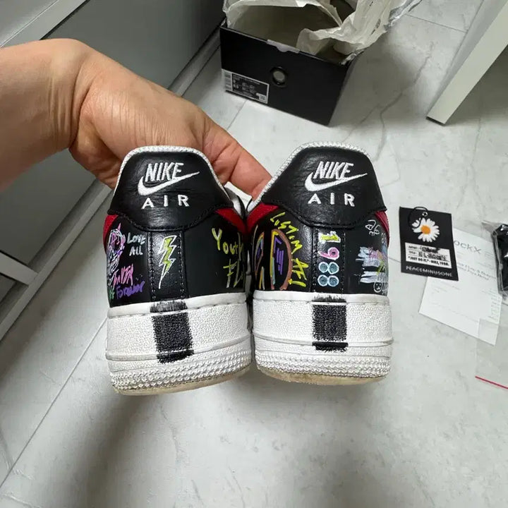 [BUNJANG] Nike PeaceMinusOne Air Force 1.0 Sneakers / 나이키 피스마이너스원 1.0 260 팝니다