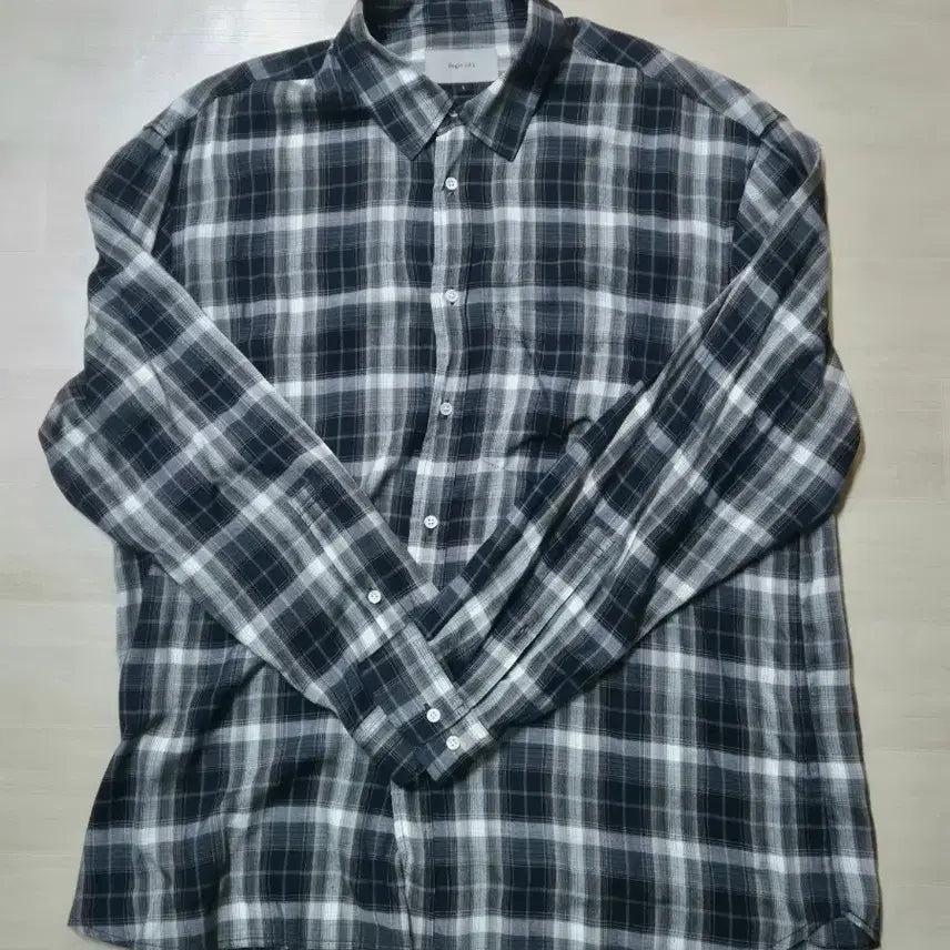 [BUNJANG] Begin202 Rayon Ombre Check Shirt / 비긴202 레이온 옴브레 체크 셔츠