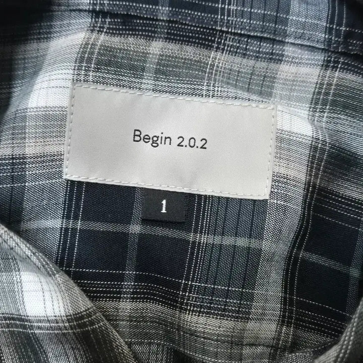 [BUNJANG] Begin202 Rayon Ombre Check Shirt / 비긴202 레이온 옴브레 체크 셔츠