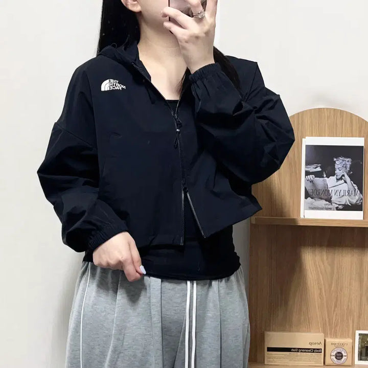 [BUNJANG] [정품] 노스페이스 블랙 투웨이 크롭 바막 [ M ] / [정품] 노스페이스 블랙 투웨이 크롭 바막 [ M ]
