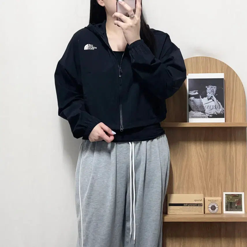 [BUNJANG] [정품] 노스페이스 블랙 투웨이 크롭 바막 [ M ] / [정품] 노스페이스 블랙 투웨이 크롭 바막 [ M ]