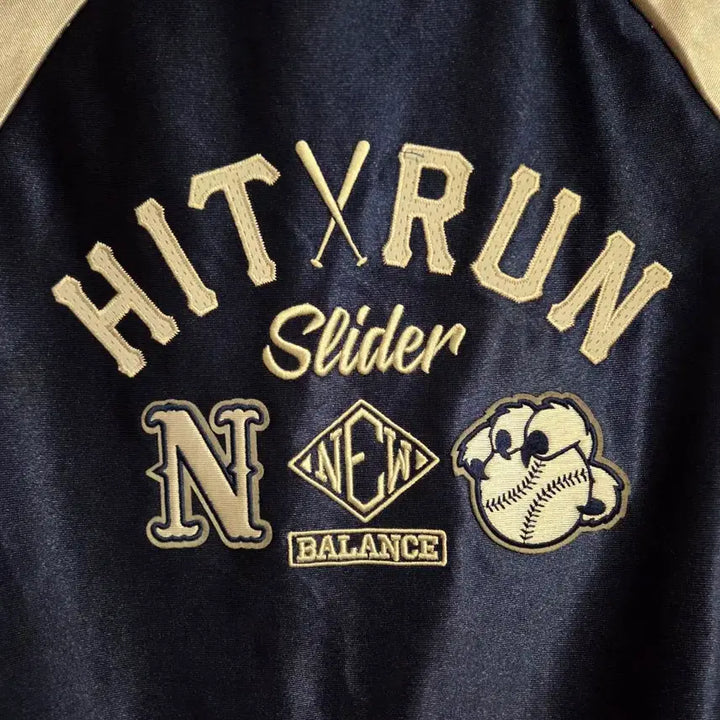 [BUNJANG] New Balance Navy Silver Stadium Jacket / 뉴발란스 네이비 실버 스타디움 자켓