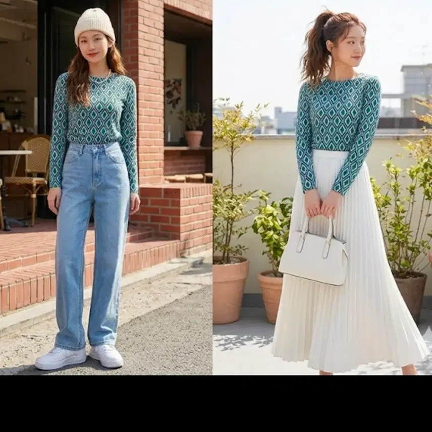 [BUNJANG] ZARA Jacquard Geometric Pattern Mini Dress / ZARA 자라 자카드 기하학 명품패턴 미니 원피스 M