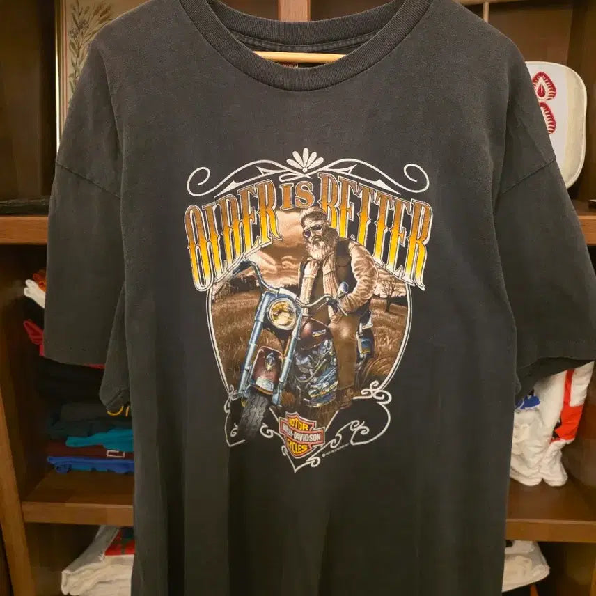 [BUNJANG] Harley-Davidson Older Is Better Vintage T-Shirt / 1990 Harley-Davidson OLDER IS BETTER
