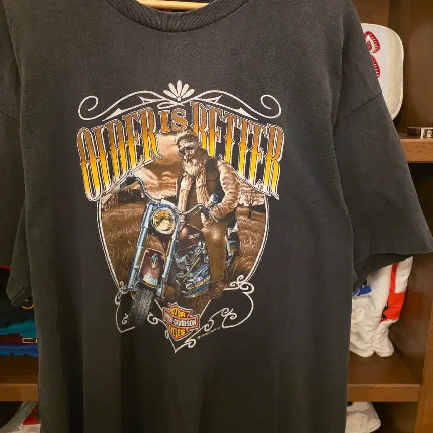 [BUNJANG] Harley-Davidson Older Is Better Vintage T-Shirt / 1990 Harley-Davidson OLDER IS BETTER