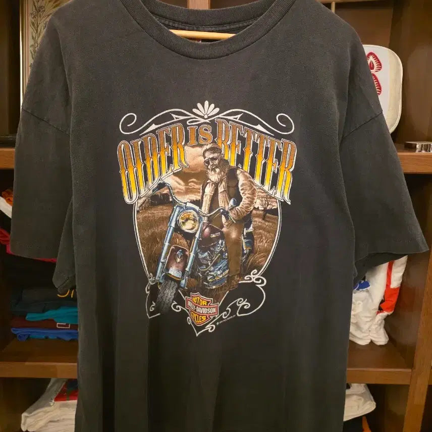 [BUNJANG] Harley-Davidson Older Is Better Vintage T-Shirt / 1990 Harley-Davidson OLDER IS BETTER