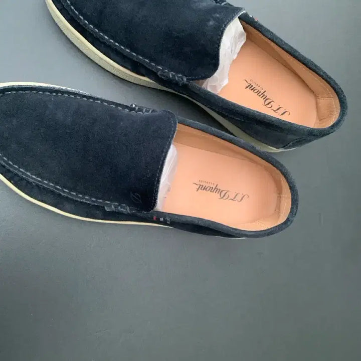 [BUNJANG] ST Dupont Suede Slip-on Sneakers (255) / ST듀퐁 스니커즈 스웨이드 슬립온(255)