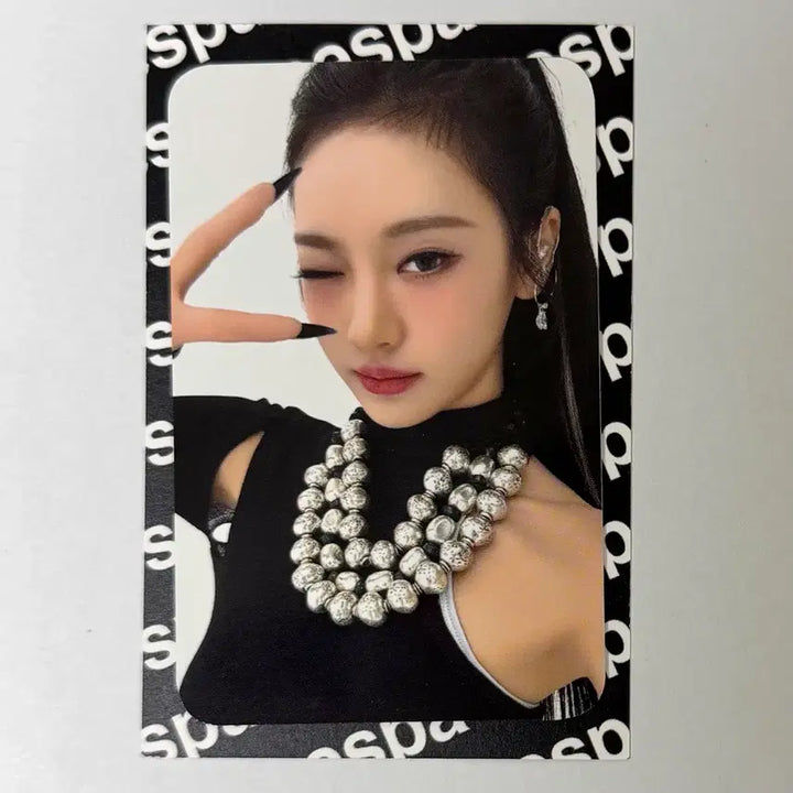 [BUNJANG] aespa Ningning Whiplash MD POB Photocard / 에스파 위플래시 닝닝 엠디 7만원 구매 특전 포카 럭드 포토카드