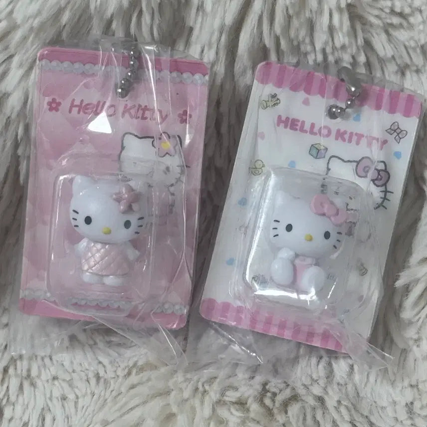 [BUNJANG] Sealed Hello Kitty Miniature Package Gacha Keyring - Quilt Kitty &amp; Baby / (미개봉) 헬로키티 미니어쳐 패키지 가챠 키링 퀼트키티 베이비