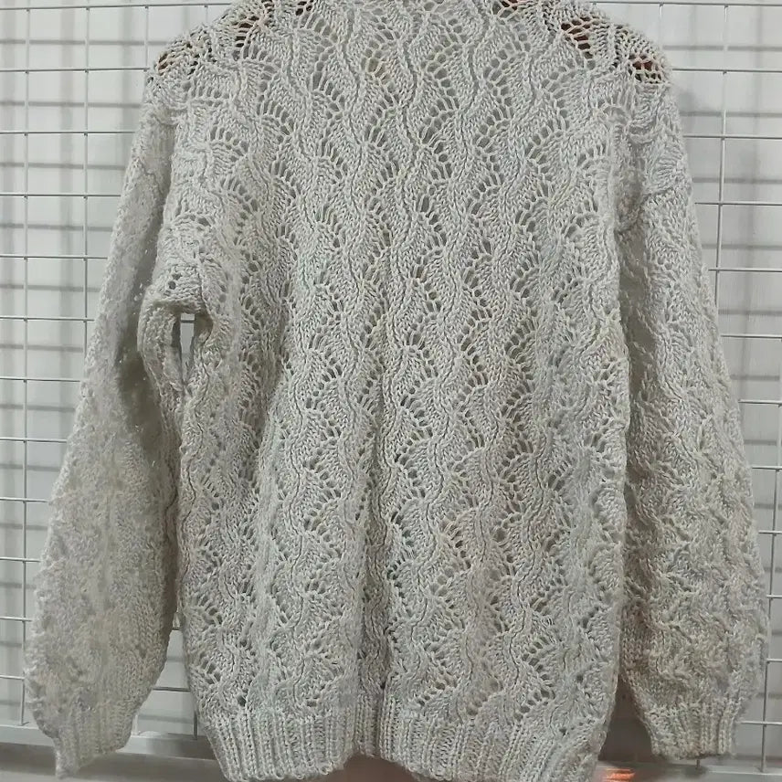 [BUNJANG] Japanese Vintage Ivory Knit Cardigan / 아이보리 니트가디건(일본빈티지)