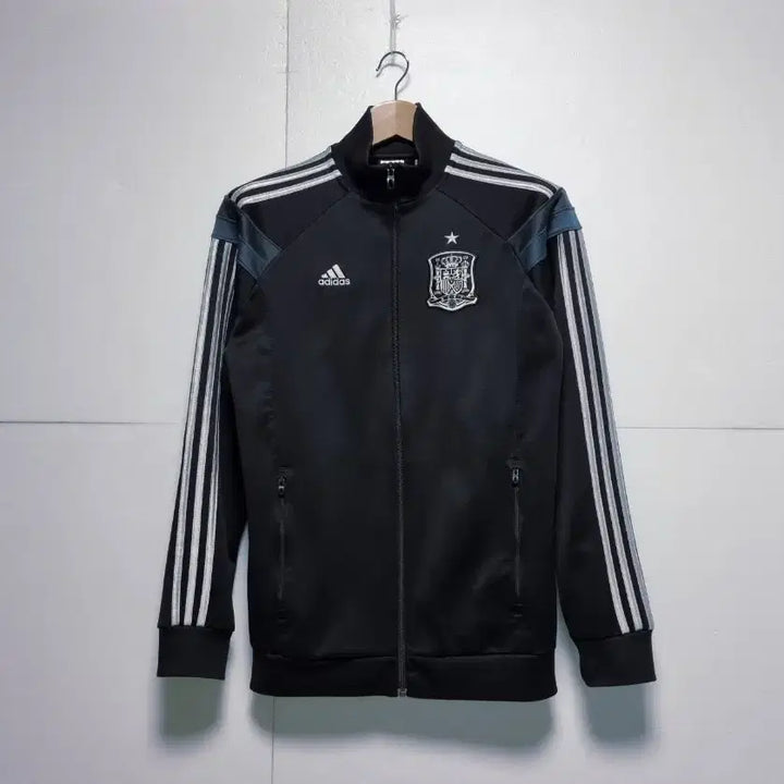 [BUNJANG] Adidas Spain Anthem Track Top Jacket / 남성 레어 아디다스 스페인 앤섬 검정 트랙탑 져지 저지 트레이닝복 축구복